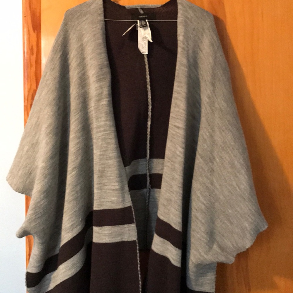 Light gray shawl from forever 21